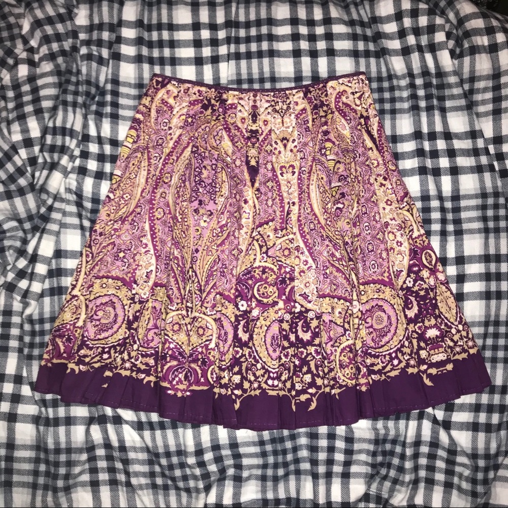 MACYS ABSTRACT PATTERNED SKIRT